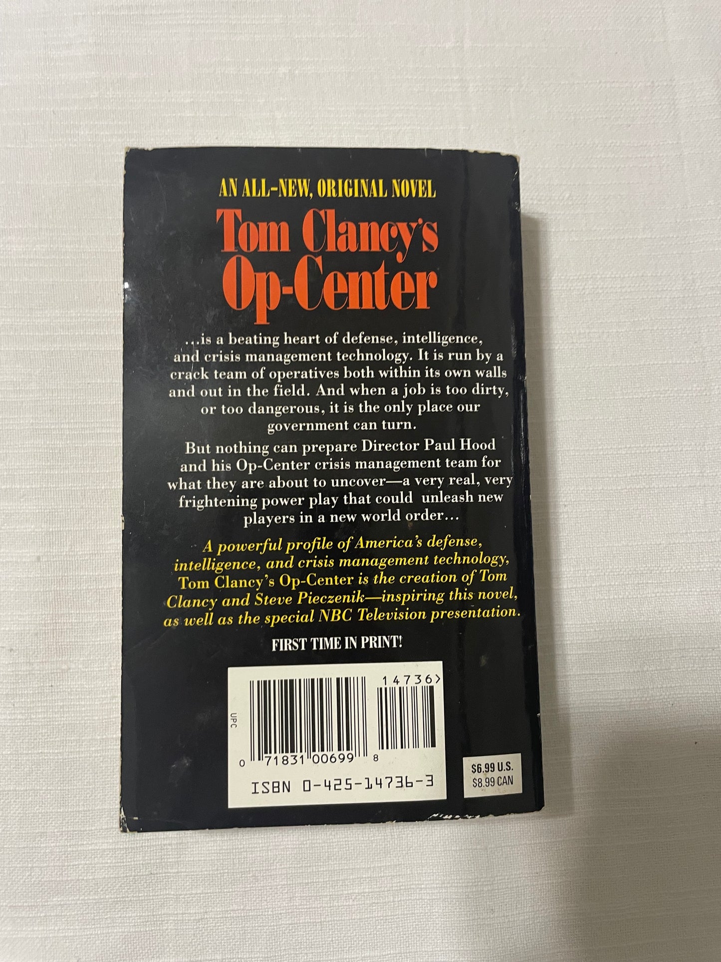 Tom Clancy and Steve Pieczenik-Op-Center