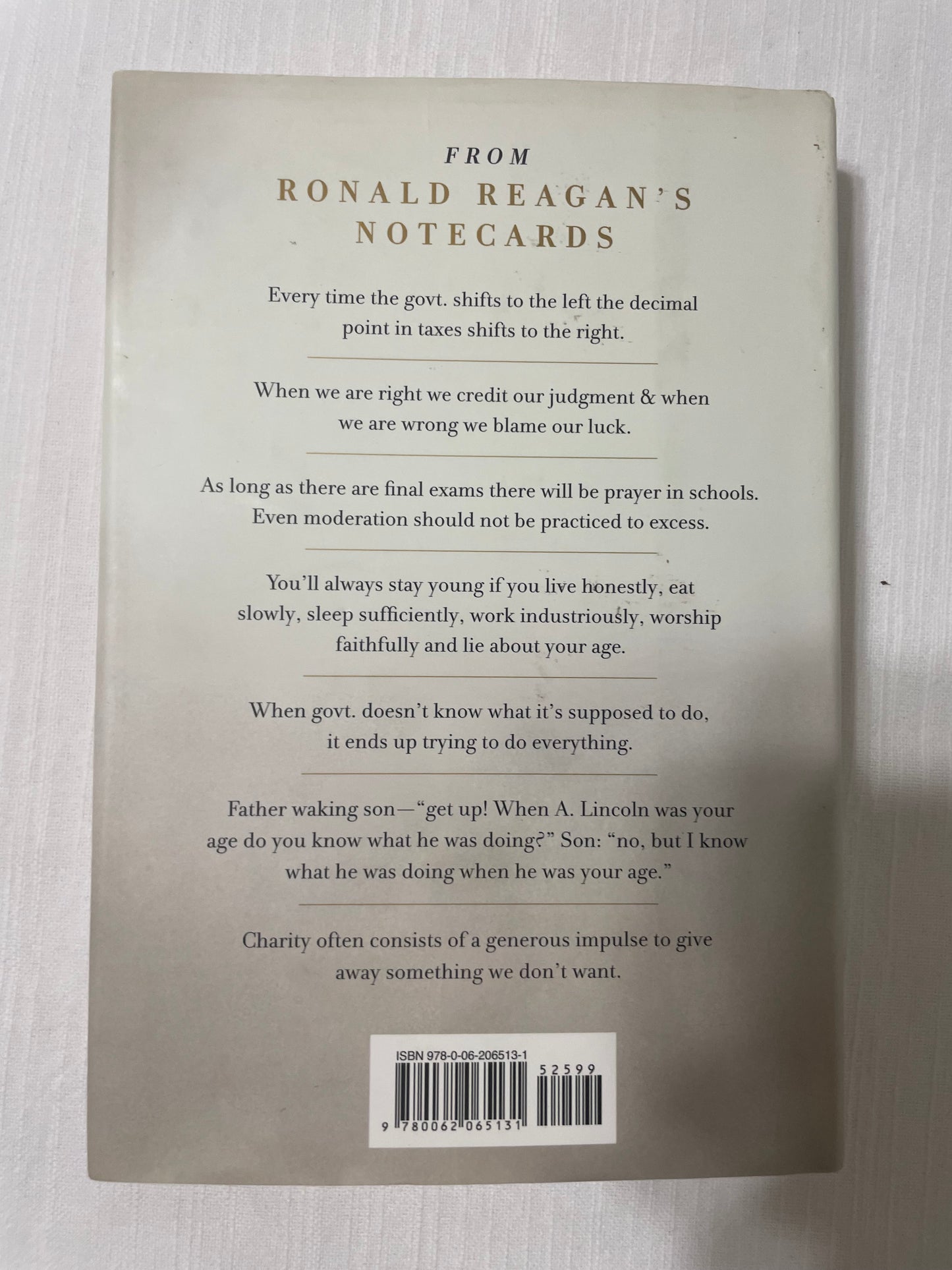 The Notes: Ronald Reagan’s Private Collection of Stories and Wisdom
