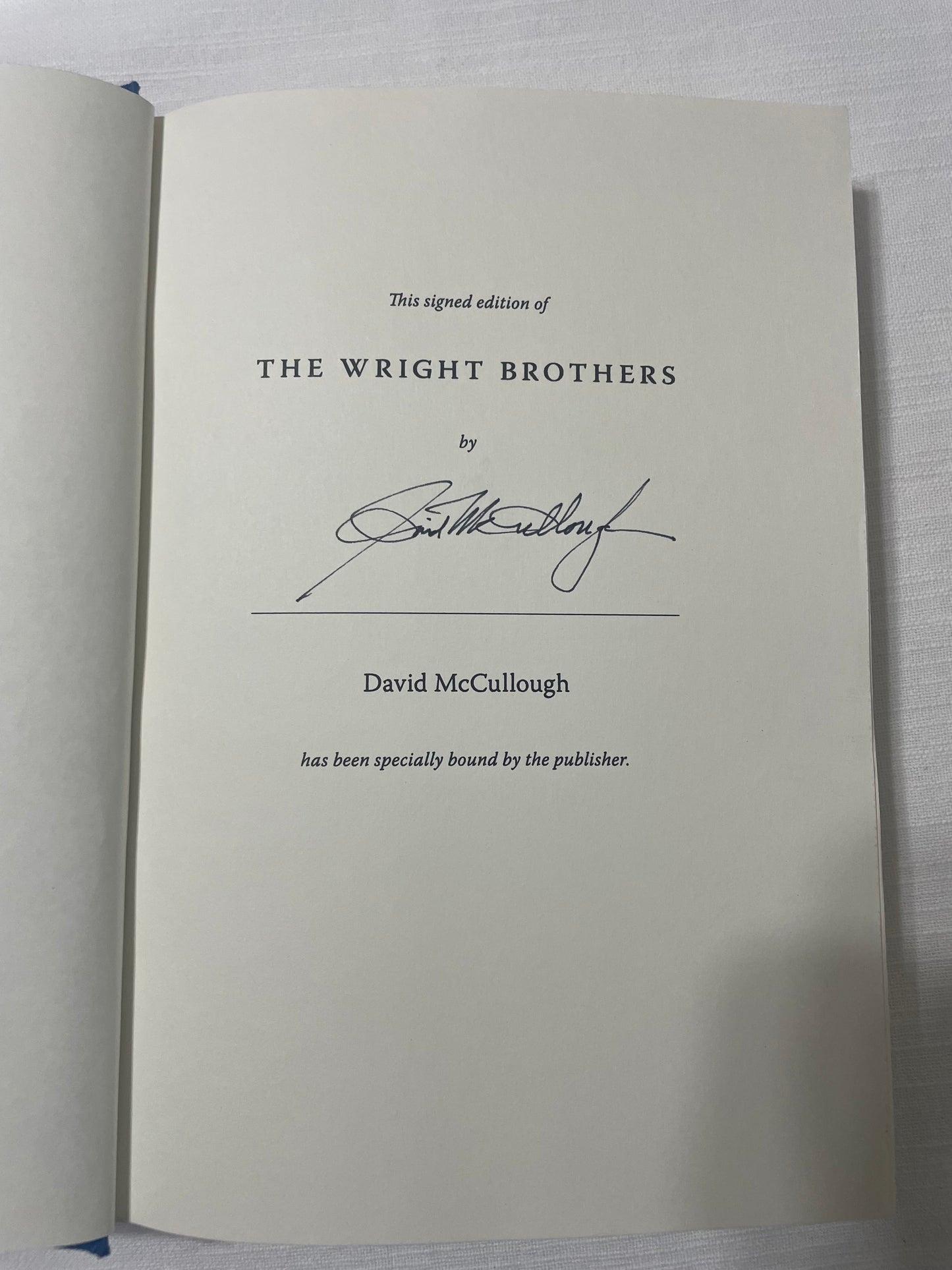 The Wright Brothers-David McCullough (Signed Edition)