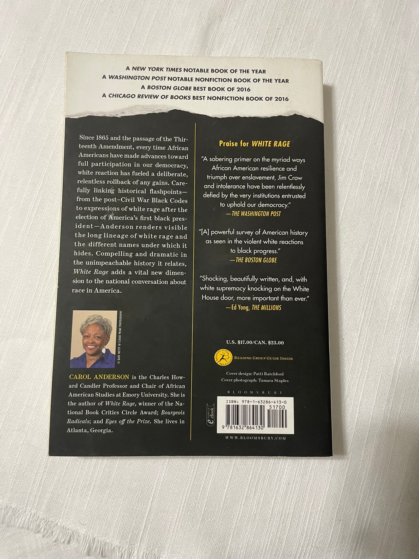 White Rage: The Unspoken Truth of Our Racial Divide-Carol Anderson