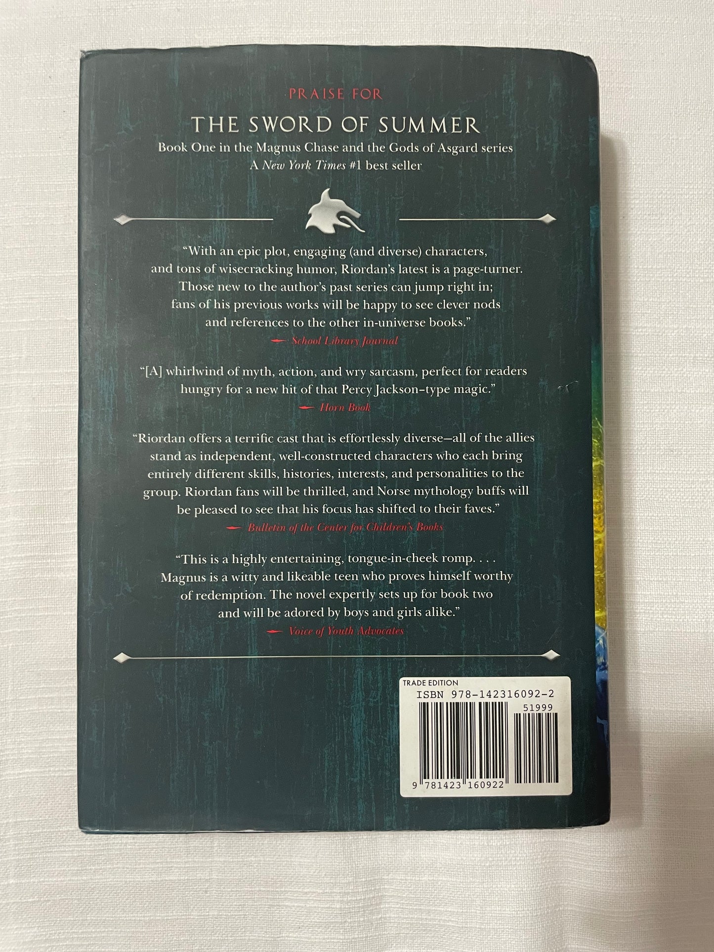 Rick Riordan-Magnus Chase and the Gods of Asgard: The Summer of Thor