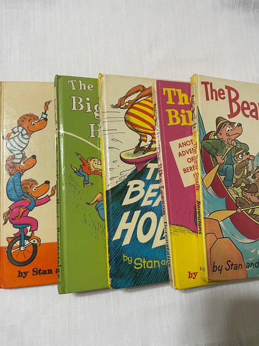 Berenstain Bears Books-Vintage Lot of 5