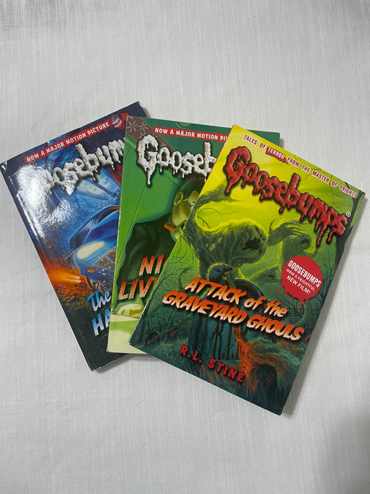 Goosebumps-Book Lot of 3