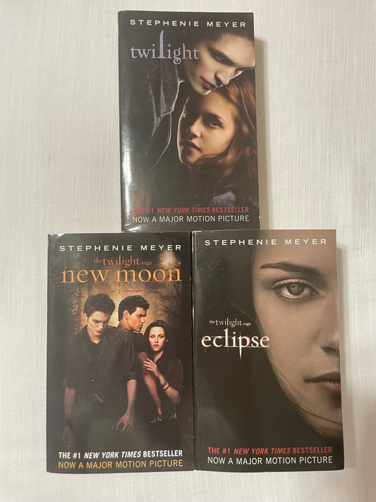 Twilight Trilogy (Twilight, New Moon, and Eclipse)-Stephenie Meyer
